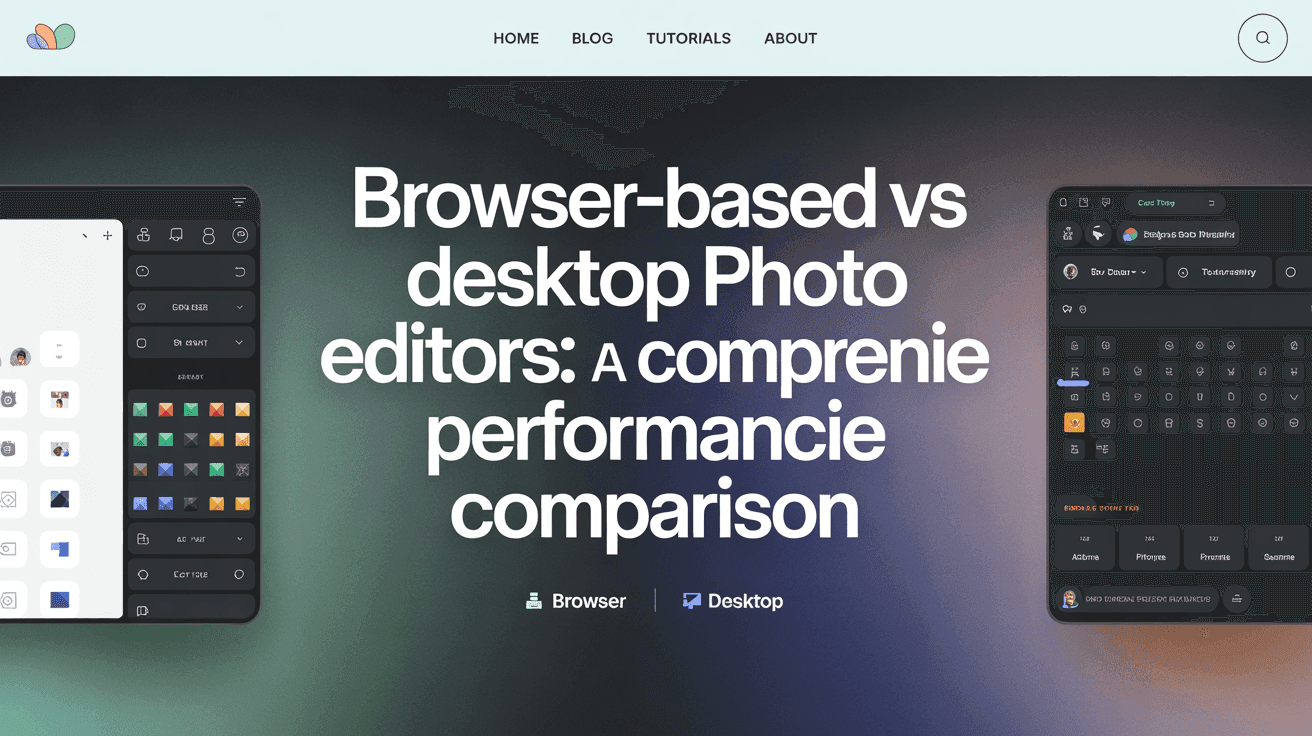 Browser-Based vs Desktop Photo Editors: A Comprehensive Performance Comparison