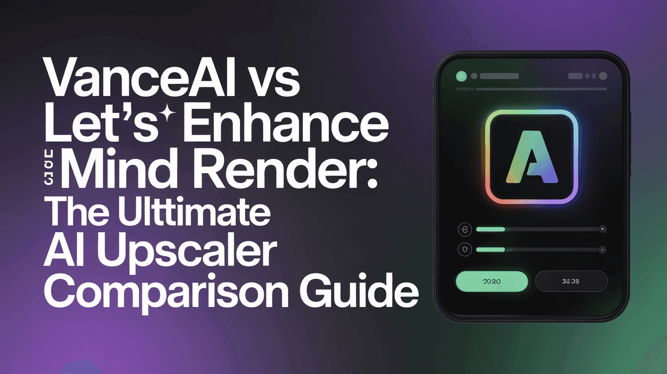 VanceAI vs Let's Enhance vs Mind Render: The Ultimate AI Upscaler Comparison Guide