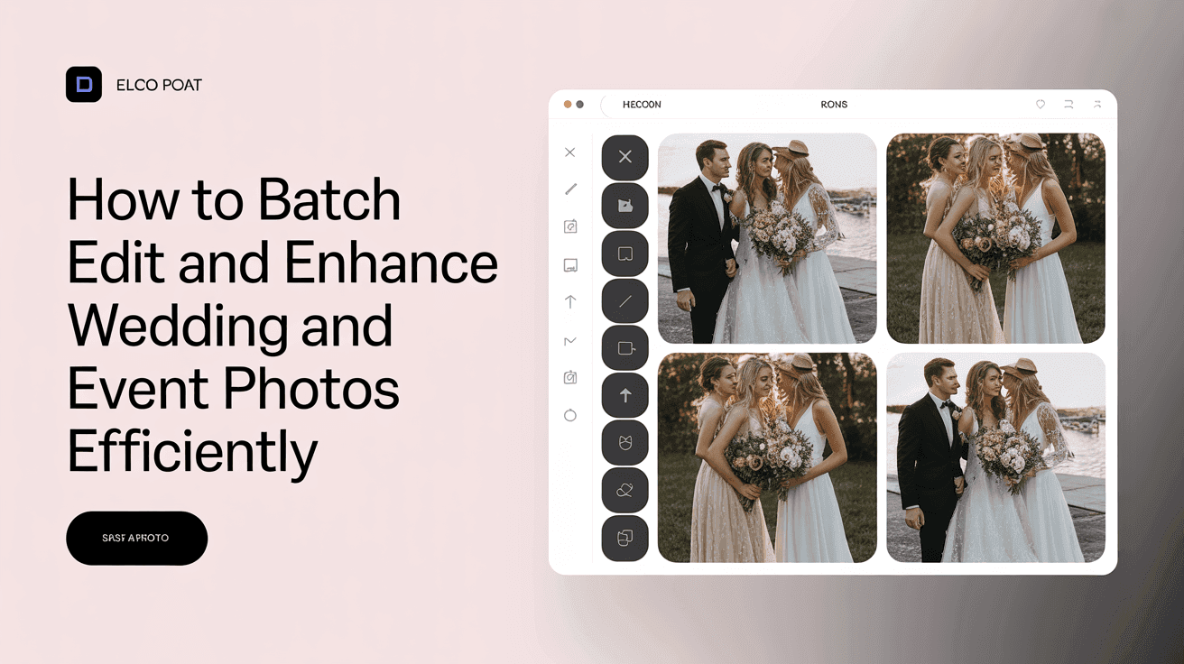 How to Batch Edit and Enhance Wedding and Event Photos Efficiently